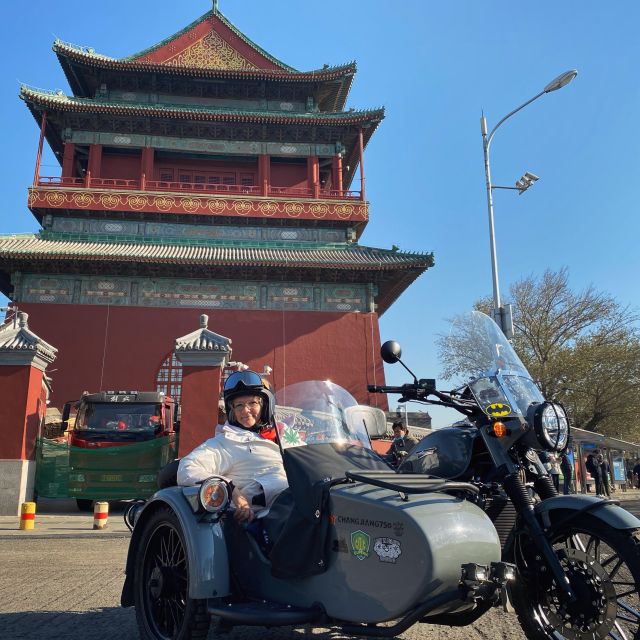 Beijing: 4 hours Discover City by Sidecar - The Central Axis Viewpoint Stop: Quick Elevation, Big Context