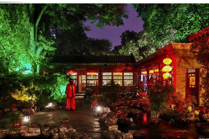 Beijing Imperial Dining Experience at Bai Jia Da Yuan Restaurant with Houhai Lake Bar Tour - Houhai Lake bar area: how the included hour actually works