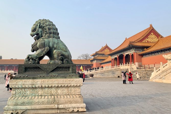 Beijing Private Layover Tour to Mutianyu Great Wall and Forbidden City - Tiananmen Square in 30 minutes: quick bearings, photo-friendly stop