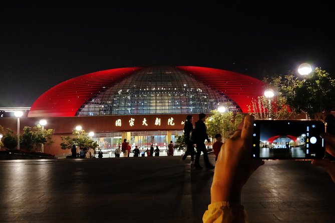 Beijing: Private Layover Tour with Optional Duration - National Center for the Performing Arts: the Egg Building at night
