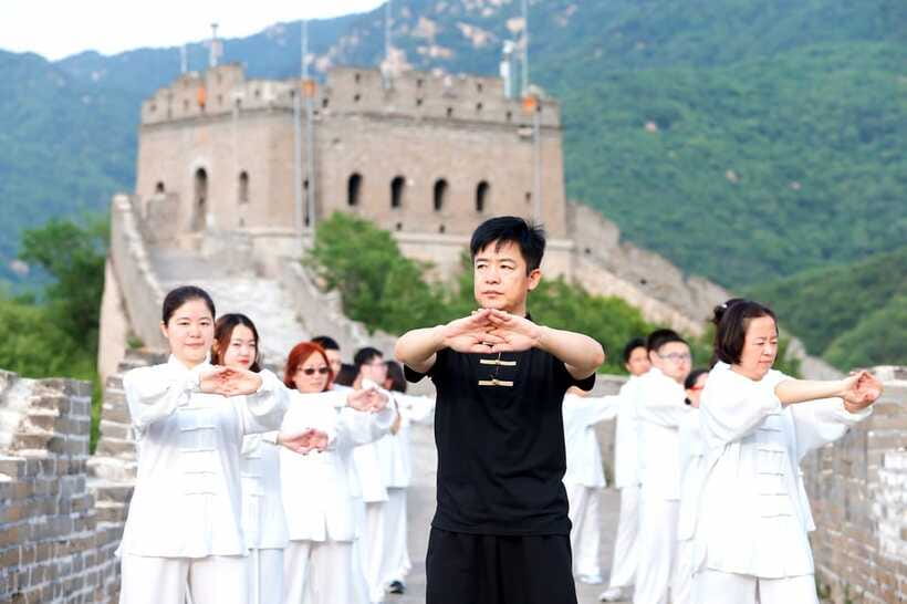 Beijing Private Tai Chi Class - Standing meditation and push hands: where the class becomes real