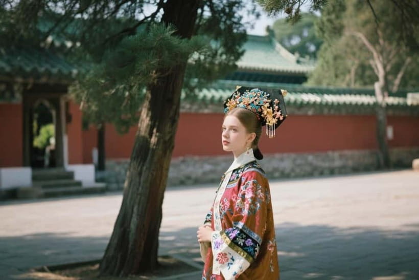 Beijing: Temple of Heaven Hanfu Photography with Ticket - Photography results: raw vs retouched, and how to get the best outcome