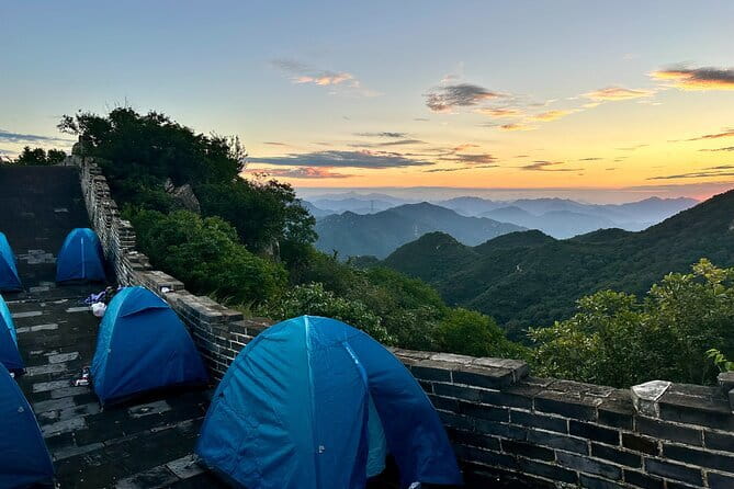Camping Overnight Tour On The Wild Great Wall - Wild Badaling Great Wall Camping: the point of the whole trip
