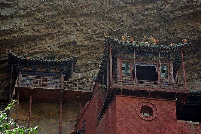 Datong Yungang Grottoes and Hanging Monastery 1-day from Beijing by Train - Hanging Monastery Xuankong si: How a Temple Hangs on a Cliff