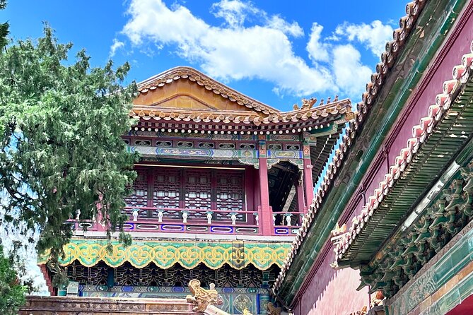 Imperial Secret-Forbidden City and Jingshan Park Small Group Tour - Imperial Garden inside the Palace Museum: quiet air between the big buildings