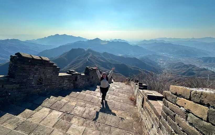 Mutianyu Great Wall 5-KM Guided Hike with Uphill Cable Car - Why the “secret pathways” matter: fewer people, more wall feel