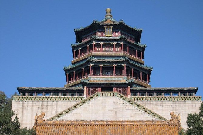 Private Half Day Tour to Beijing Panda House and Summer Palace - Olympic Village photos: Birds’ Nest and Water Cube in context