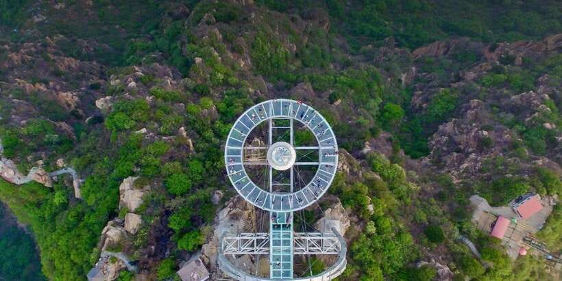Private Shilinxia Cantilever Viewing Platform Transfer/Tour - Cable car up, then the walk to the glass platform