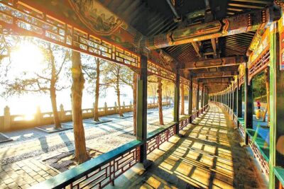 Summer Palace Walking Tour - Beijing - Suzhou Market Street: a water-town street inside a palace world