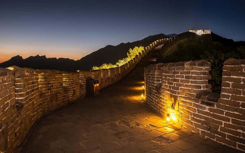 Sunset Glow at Mutianyu Great Wall Night Bus Tour+Ticket - Why Mutianyu Night Feels Worth It (Not Just Another Great Wall Photo Stop)