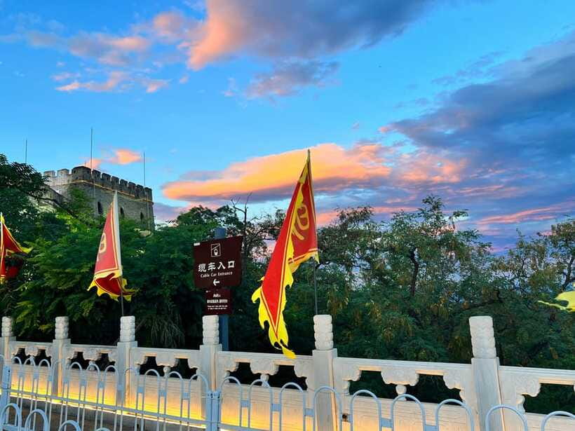 Sunset Glow at Mutianyu Great Wall Night Bus Tour+Ticket - Practical Stuff You Need: ID, Cash, and Simple Packing