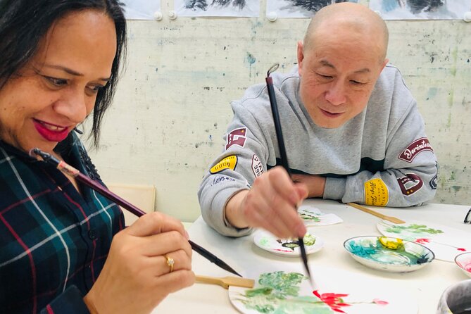 Water Color Class in Beijing - What you take home: your one-of-a-kind handmade fan