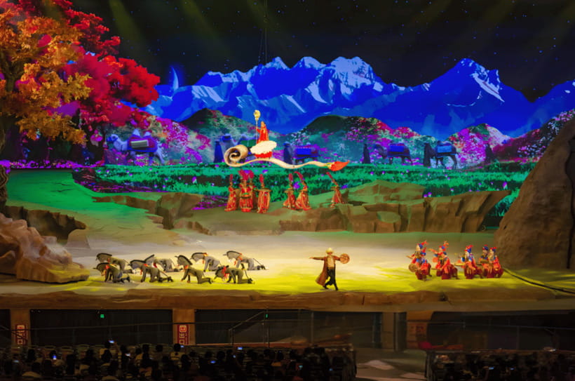 Xian: Must see Eternal Love or Camel Bell Legend show Ticket - Xian Eternal Love: Zhou to Tang Through Sound, Light, and Motion